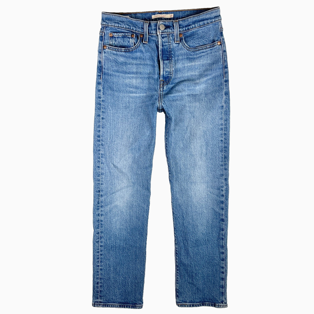 Levi’s Wedgie Straight Leg 27 High Rise 90s Boho Festival Coastal Cowgirl West